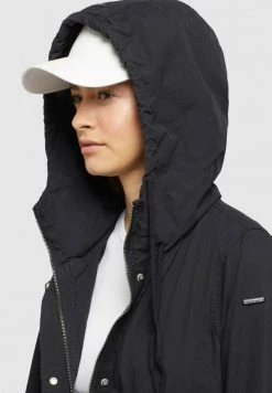 Khujo Femme NANDA3 Parka Schwarz -Khujo Soldes e308bcc64b344ccd88fb55bf32d22912