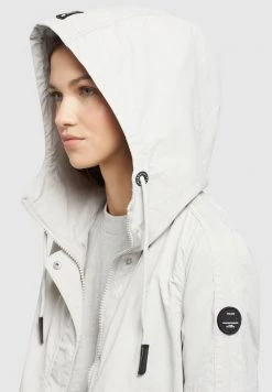Khujo GAMES Parka Light Grey Femme -Khujo Soldes e6820ef14c0646bb905cf63212064319