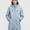 Khujo Femme GAMES Parka Hellblau -Khujo Soldes e68ddc685c2c452d88947e70ba704aa3