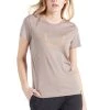 Khujo FRANCESCA SMILE T Shirt Imprimé Graubraun Femme -Khujo Soldes e6dd6163414b48fda653bafea77d1193