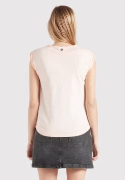 Khujo VIRGO Débardeur Apricot Femme -Khujo Soldes e85e2d92af0543649fb8af098e4a04cf