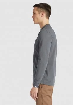 Khujo Homme LONGSLEEVE TARRAGON T Shirt à Manches Longues Washed Grey -Khujo Soldes e8ed7fe6c85b4ca09b4ce76b3cb5f78b