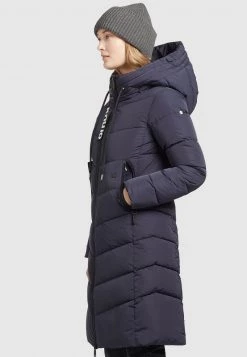 Khujo AYLEENA Veste D'hiver Dunkelblau Femme -Khujo Soldes e9707a17e12b4753b8e807210b612b42