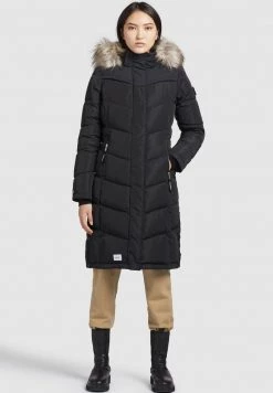 Khujo Femme LUBECK LONG Veste D'hiver Schwarz -Khujo Soldes e9efdfb7e35e4109b21e0fd2ebe1fa31