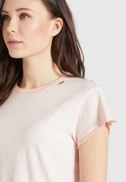 Khujo Femme MATAMA T Shirt Imprimé Apricot -Khujo Soldes eb745f28e1d84b44854a411022e9fc2d