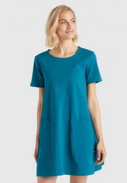 Khujo Femme SARAI Robe En Jersey Grün -Khujo Soldes ebc9f9f998fd4541a11a31205411797b