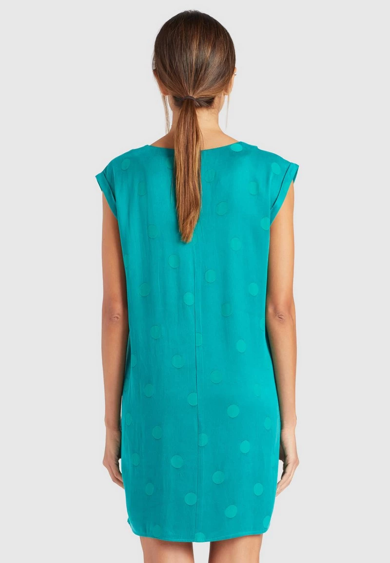 Khujo Femme MARGARITA Robe De Jour Türkis 5 Khujo Femme MARGARITA Robe De Jour Türkis – Image 3