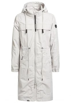 Khujo VOYA Parka Hellgrau Femme -Khujo Soldes ec57300a51544d2cb010a1d8648f8afa