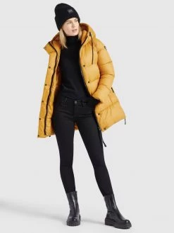 Khujo Femme NIDALEE Veste D'hiver Gelb -Khujo Soldes ec761f75c1b24228acc4d852869fba1f