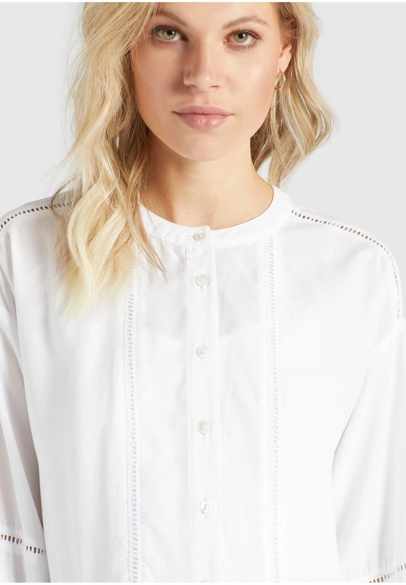 Khujo Femme CREPES Robe De Jour Weiß 7 Khujo Femme CREPES Robe De Jour Weiß â€“ Image 5