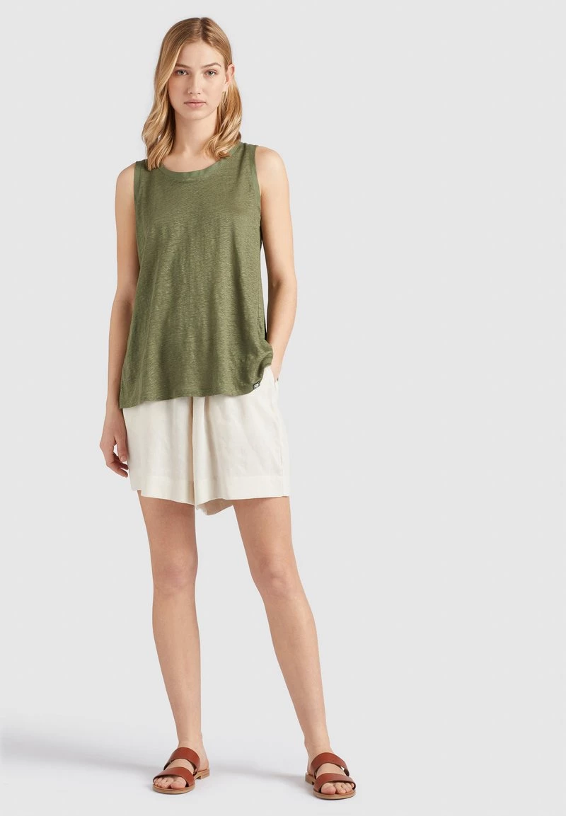Khujo KEILANI Débardeur Oliv Femme 4 Khujo KEILANI Débardeur Oliv Femme – Image 2