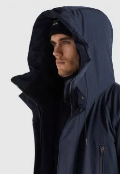 Khujo LUTHER Veste D'hiver Dunkelblau Homme -Khujo Soldes ee82030079d0400fa9bb61ff6cfd8628