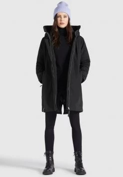 Khujo Femme MANAMA Veste D'hiver Schwarz -Khujo Soldes eee9d662dca346518012a27c8f7b6491