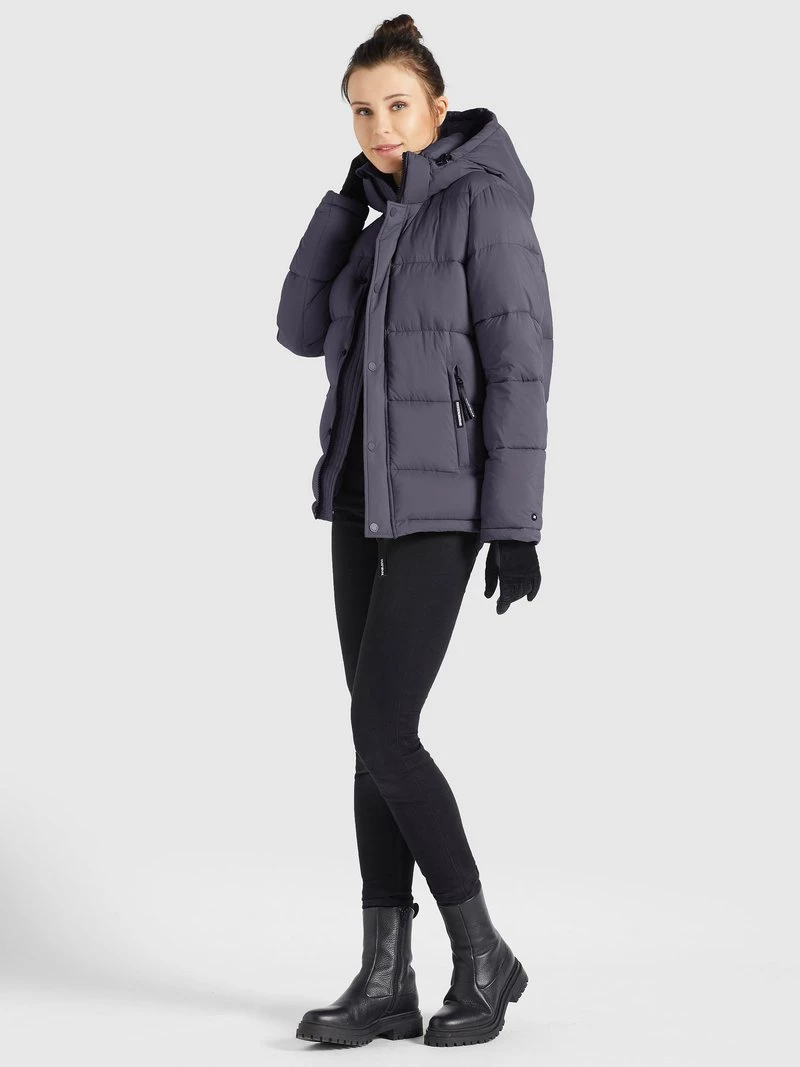 Khujo GERDA MATT Veste D'hiver Grau Femme 4 Khujo GERDA MATT Veste D'hiver Grau Femme – Image 2