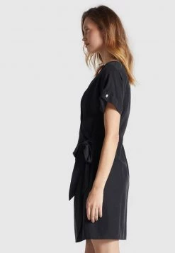 Khujo Femme KLEID PUMA Robe De Jour Schwarz -Khujo Soldes f1f022b253b04279b9897c9253107a3d