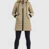 Khujo SHINE Veste D'hiver Beige Femme -Khujo Soldes f26625aeac1b400a8ec63ed97581855a