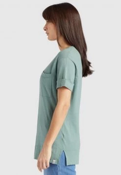 Khujo ALLMUT T Shirt Basique Mint Femme -Khujo Soldes f268937326e6468cab528c905818f9c9