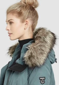 Khujo TOMMA Veste D'hiver Blaugrau Femme -Khujo Soldes f294318f45154f6799eabb52241bde05