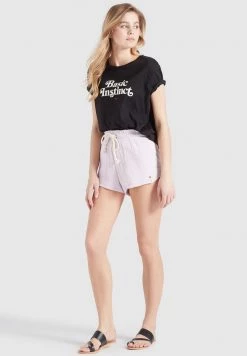 Khujo BANANI INSTINCT T Shirt Imprimé Schwarz Femme -Khujo Soldes f2c583beb95a468fb39ddc1674f38074