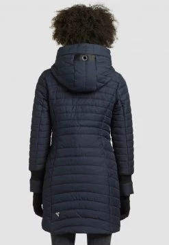 Khujo Femme MANTEL TOOTS STRUCTURED Veste D'hiver Dunkelblau -Khujo Soldes f2d2dfa8548a4fedb39fe6aad71370d0