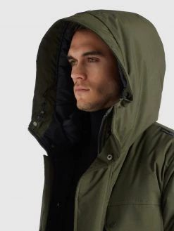 Khujo HAMLET Veste D'hiver Dunkeloliv Homme -Khujo Soldes f30216f8639f469ca4f856e6e9aa6105