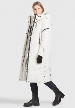Khujo SONJE3 Veste D'hiver Naturweiß Femme -Khujo Soldes f35903ca4a5d4cd089d679c824f14cde