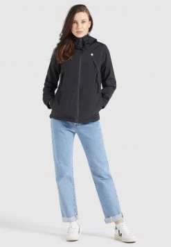 Khujo Femme ROZA2 Blouson Schwarz -Khujo Soldes f36eb18af1994357b35499e96c593536