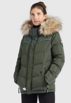 Khujo Femme WINSEN6 Veste D'hiver Dunkeloliv -Khujo Soldes f393d02320ce49bdbab27f5ee629742b