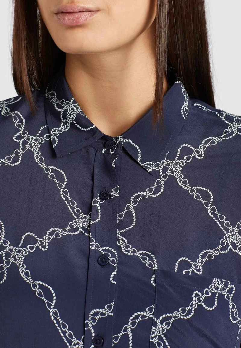 Khujo COLLINS Chemisier Dark Blue Femme 8 Khujo COLLINS Chemisier Dark Blue Femme – Image 6