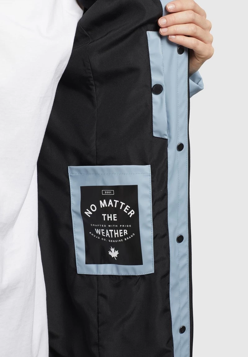 Khujo Femme GLENNA Veste Imperméable Hellblau 9 Khujo Femme GLENNA Veste Imperméable Hellblau – Image 7