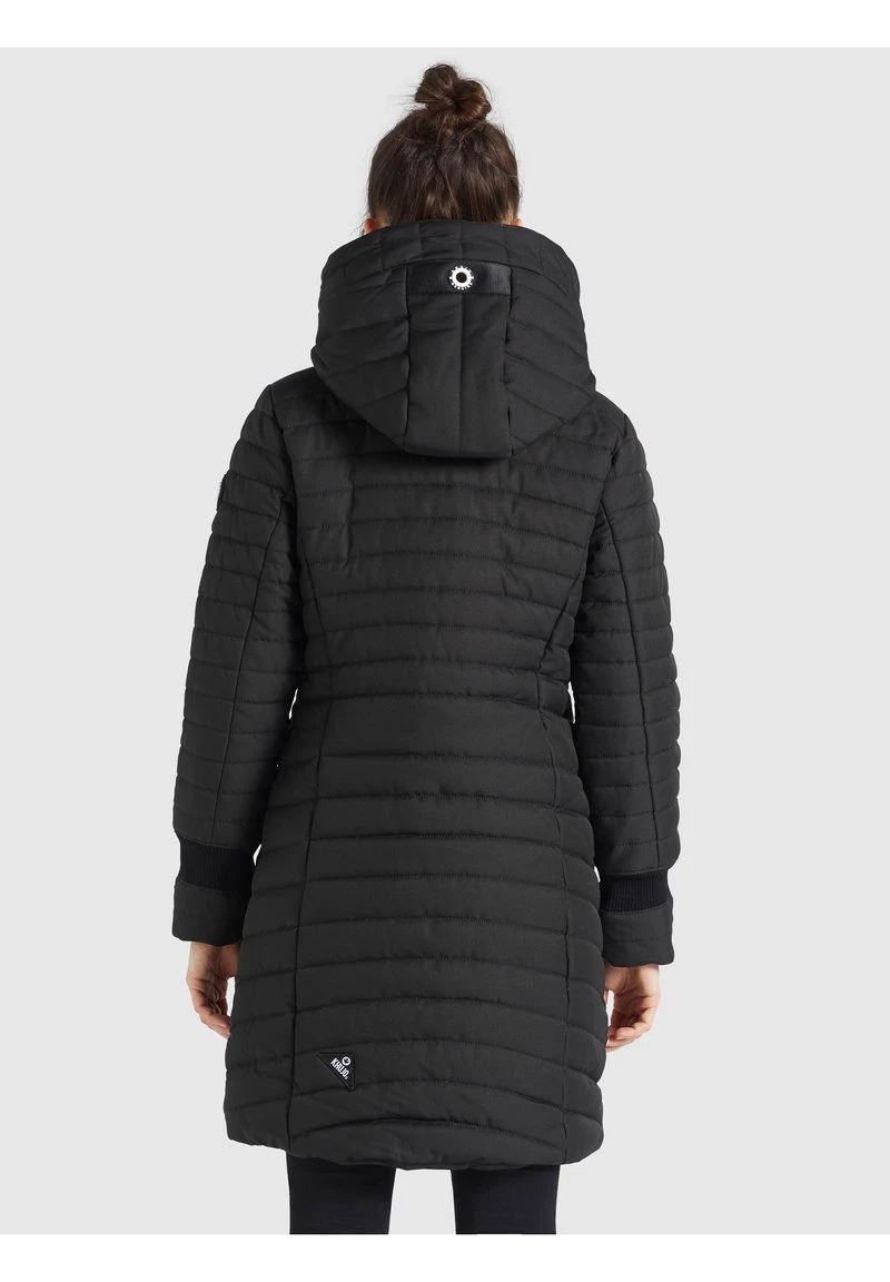 Khujo Femme MANTEL TOOTS STRUCTURED Veste D'hiver Schwarz 5 Khujo Femme MANTEL TOOTS STRUCTURED Veste D'hiver Schwarz – Image 3