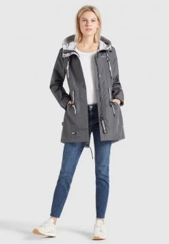 Khujo Femme EMURI Parka Grey -Khujo Soldes f46e7e1a16784da383ee71bacc2defee