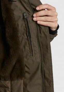 Khujo TAIPA Veste D'hiver Khaki Femme -Khujo Soldes f4818afd5657493b9fba7dad8342d5e4