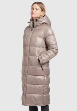 Khujo Femme CORINNA SHINY Veste D'hiver Taupe Glänzend 14 Khujo Femme CORINNA SHINY Veste D'hiver Taupe Glänzend -Khujo Soldes f5df35eddfab4a549b2a33c6b41ccea5
