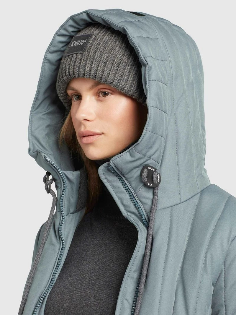 Khujo TWEETY PRIME5 Veste Mi Saison Blaugrau Femme 7 Khujo TWEETY PRIME5 Veste Mi Saison Blaugrau Femme – Image 5