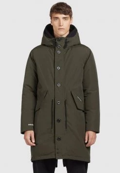 Khujo Homme NOREN Veste D'hiver Dunkeloliv
