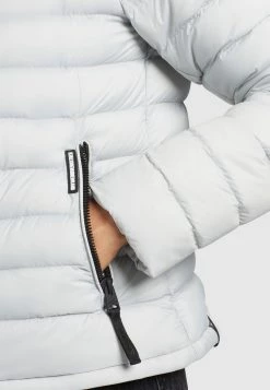 Khujo LOVINA2 SHINE Veste Légère Hellgrau Femme -Khujo Soldes f7b1bb84a6e04bdf9e701e29b1c00c32