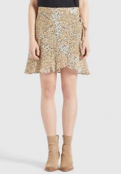 Khujo UNDINE Jupe Trapèze Mehrfarbig Geblümt Femme