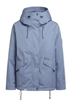 Khujo Femme FRIPS Veste Mi Saison Blau -Khujo Soldes f86cc6ea39654234a12c5975c05fe81e