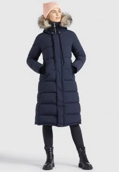 Khujo LISSANDRA Veste D'hiver Dunkelblau Femme -Khujo Soldes f88a634777bd4c7697f3b7211dc7fc81