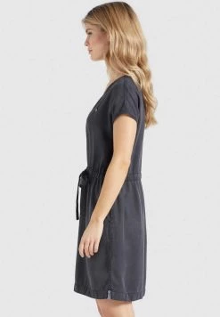 Khujo Femme ANNELI Robe En Jean Grau Gewaschen -Khujo Soldes f88bf66c38634a839d9297a462ecec1a