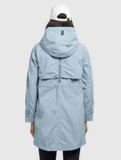 Khujo Femme GAMES Parka Hellblau -Khujo Soldes f9aa345f9fb4484b931b3dcad675dc94