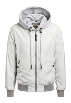 Khujo Femme PERSEE Veste Légère Hellgrau -Khujo Soldes f9d7358c68ff4c21826f51b2276efb53