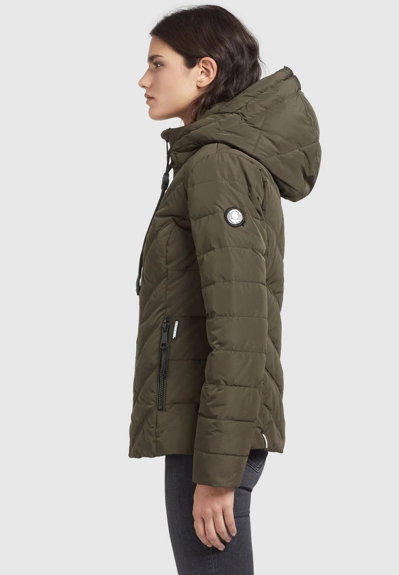 Khujo EIJA2 Veste D'hiver Dunkeloliv Femme 7 Khujo EIJA2 Veste D'hiver Dunkeloliv Femme – Image 5