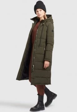 Khujo LIZZ Veste D'hiver Dunkeloliv Femme -Khujo Soldes fa30bc414305491e9e716a3eaeb46659