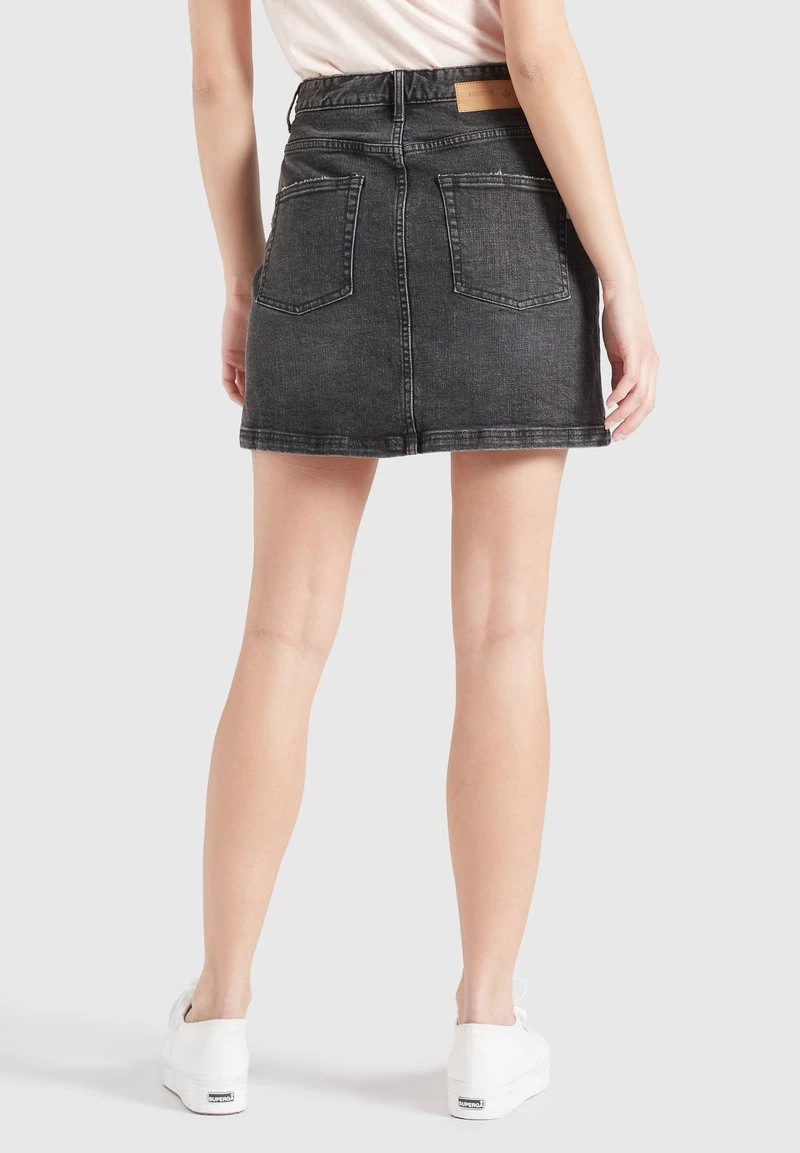 Khujo MAXIMA Jupe En Jean Schwarz Gewaschen Femme 5 Khujo MAXIMA Jupe En Jean Schwarz Gewaschen Femme – Image 3