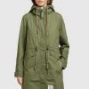 Khujo Femme NANDA3 Parka Oliv -Khujo Soldes fa5f239176b64ab086b412ac78c3135b