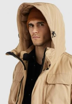 Khujo Homme MARKS2 Veste D'hiver Sand -Khujo Soldes fa89a1dbbca84393b68dd99b11b8c8cc