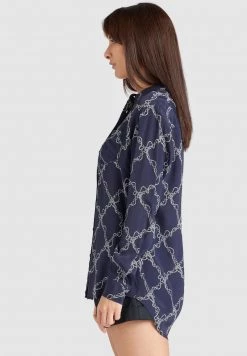 Khujo COLLINS Chemisier Dark Blue Femme 12 Khujo COLLINS Chemisier Dark Blue Femme -Khujo Soldes fb2eea29909145adbfe35929ba43882c