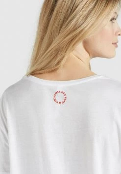 Khujo Femme BANANI HEY T Shirt Imprimé Weiß -Khujo Soldes fb3b7a883d4d462ab08da6f4db85111d